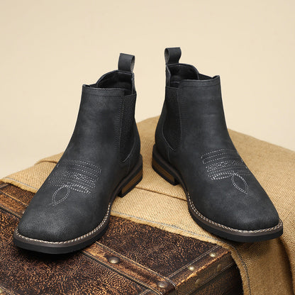Botines hombre sin cordones ajuste cómodo estilo urbano