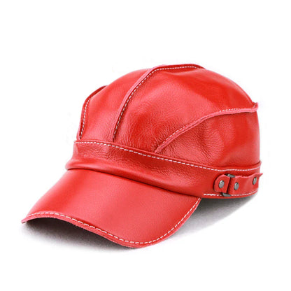 Gorra Hombre de Cuero Ajuste Clasico