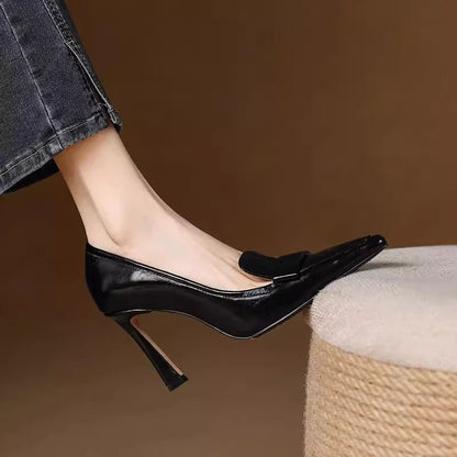 Tacones de aguja mujer elegantes y finos