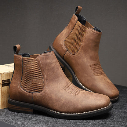 Botines hombre sin cordones ajuste cómodo estilo urbano