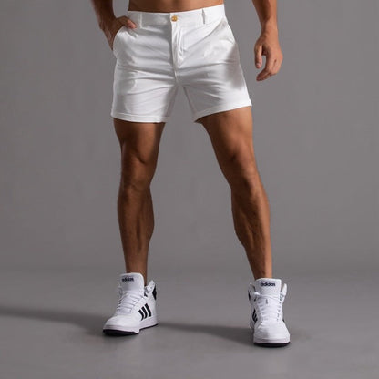 Pantalón Corto Hombre Algodón Ajustado Verano