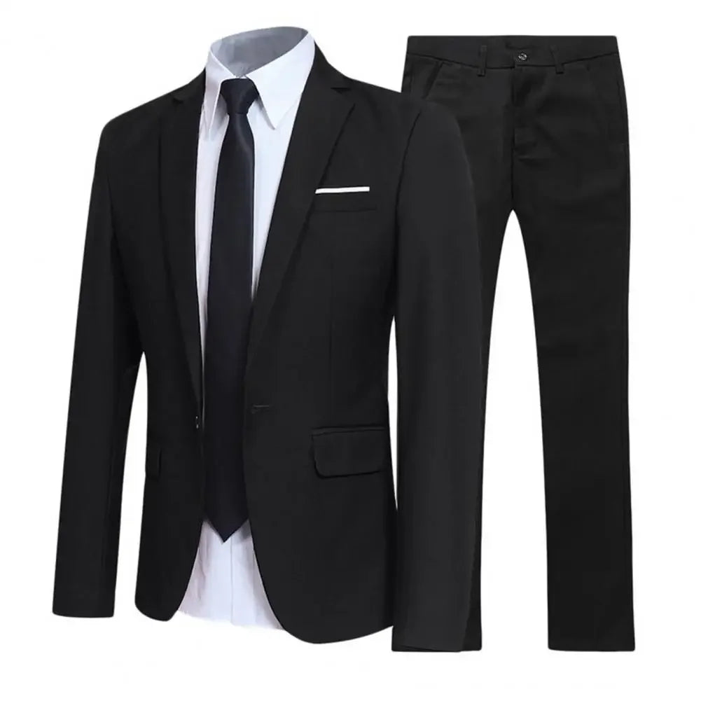 Conjunto Hombre Chaqueta Blazer y Pantalón Elegante