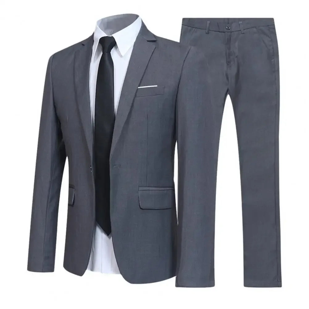 Conjunto Hombre Chaqueta Blazer y Pantalón Elegante