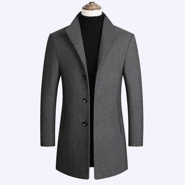Chaqueta Acolchada Hombre con Cierre de Botones - Mavetta