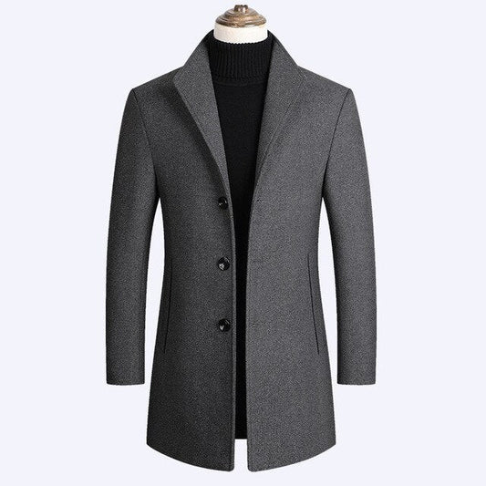 Chaqueta Acolchada Hombre con Cierre de Botones - Mavetta