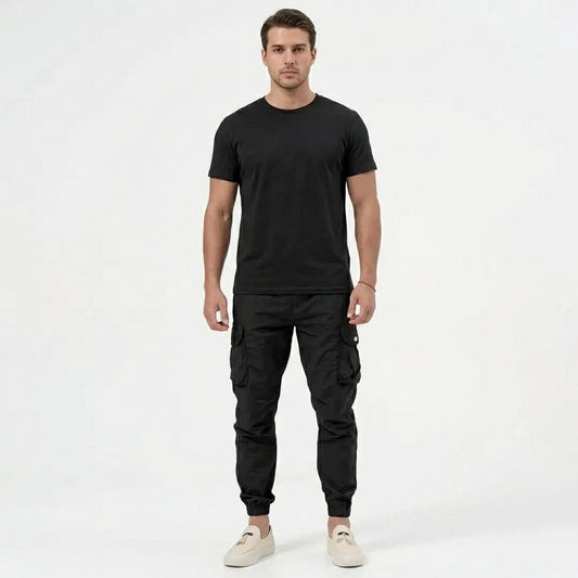 Pantalón Cargo Hombre Bolsillos Jogger Ajuste Comodo - Mavetta