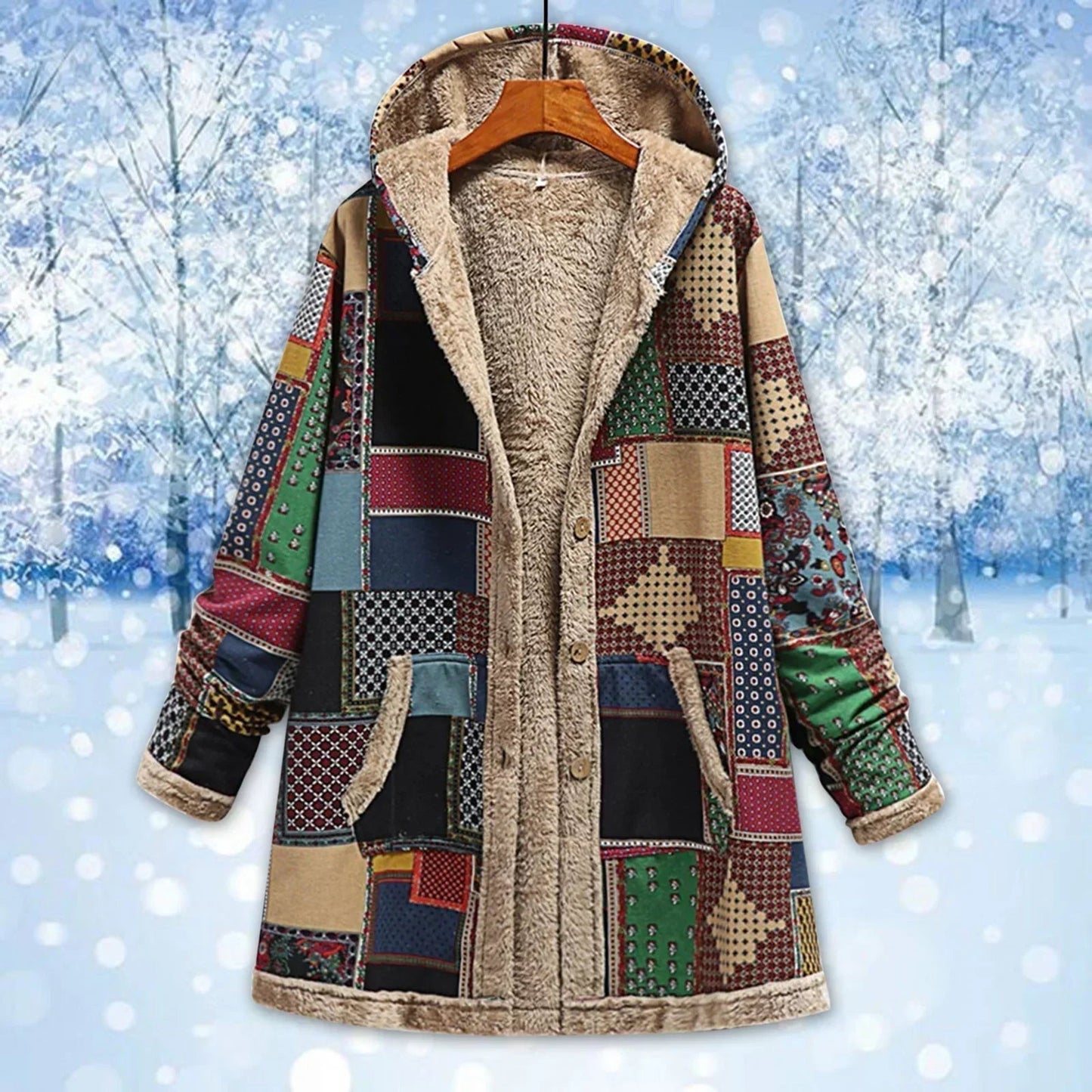 Chaqueta Polar Mujer Calida Ajuste Comodo