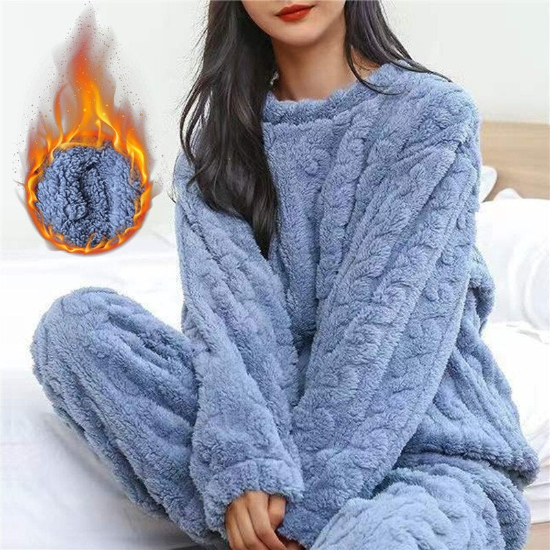 Pijama Mujer de Fleece Ultra Suave Conjunto
