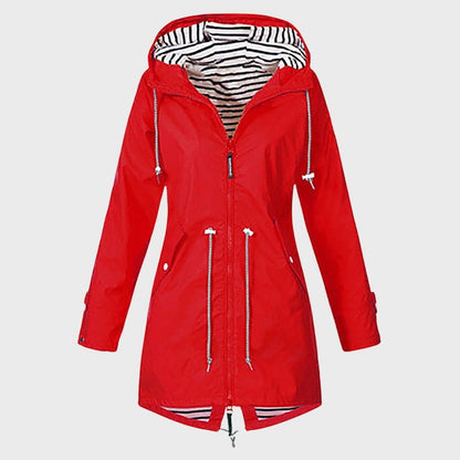 Chaqueta impermeable mujer diseño moderno ajustada - Mavetta