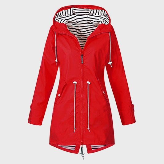 Chaqueta impermeable mujer diseño moderno ajustada - Mavetta