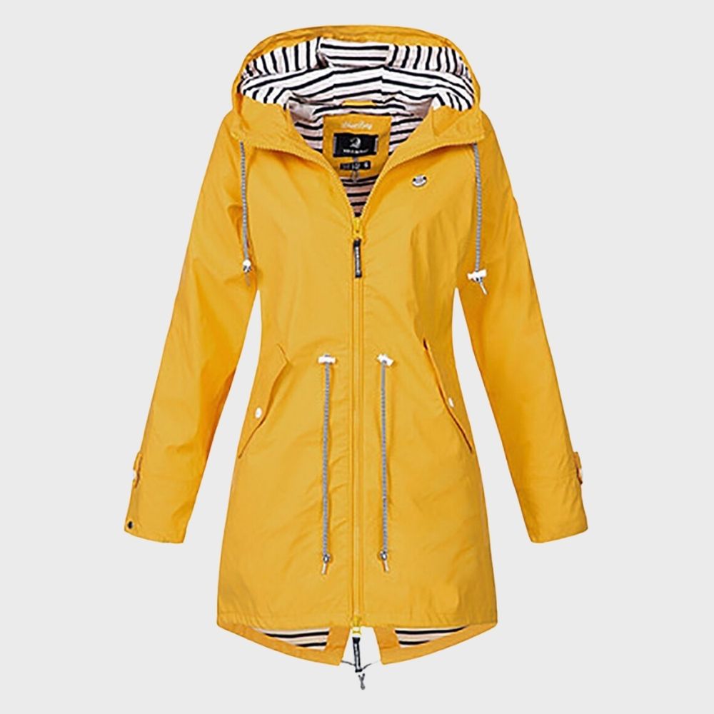 Chaqueta impermeable mujer diseño moderno ajustada