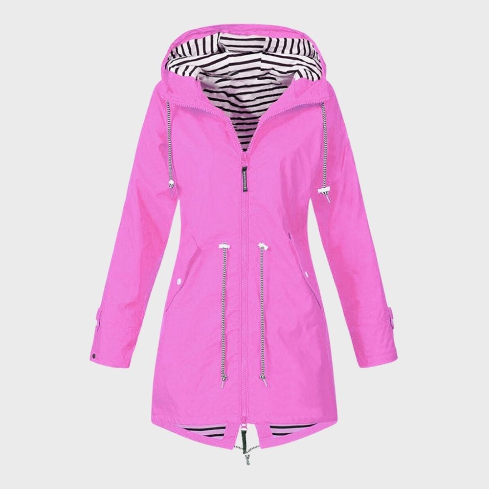 Chaqueta impermeable mujer diseño moderno ajustada