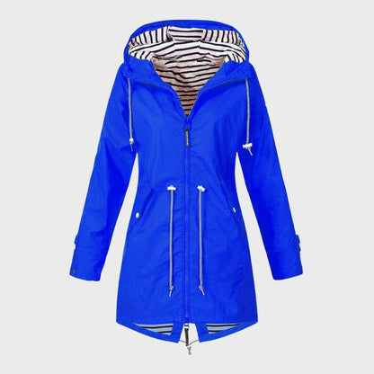 Chaqueta impermeable mujer diseño moderno ajustada