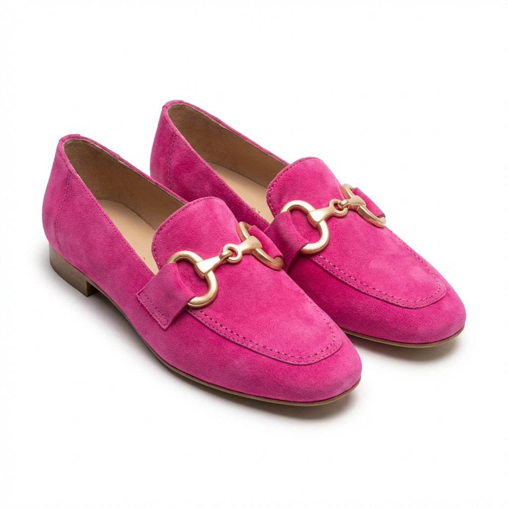 Mocasines Mujer de Piel con Cadena Estilo Chic - Mavetta