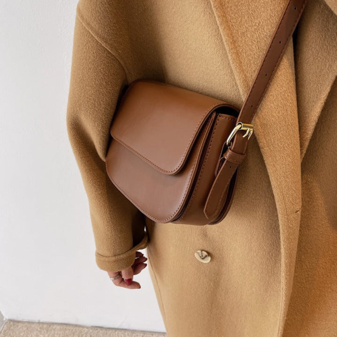 Bolso Cruzado Mujer Solapa Compacto Correa Ajustable