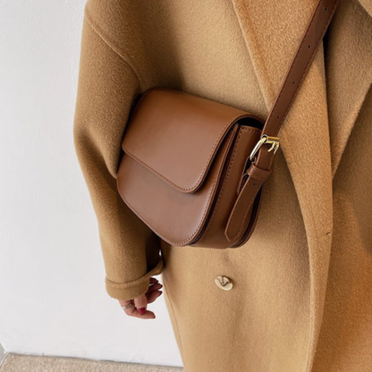 Bolso Cruzado Mujer Solapa Compacto Correa Ajustable
