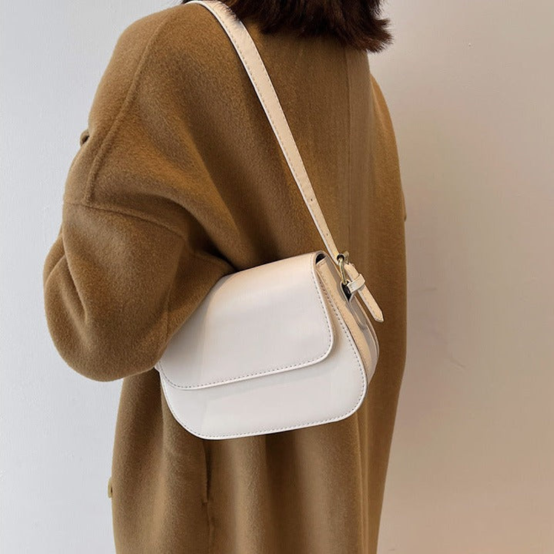 Bolso Cruzado Mujer Solapa Compacto Correa Ajustable