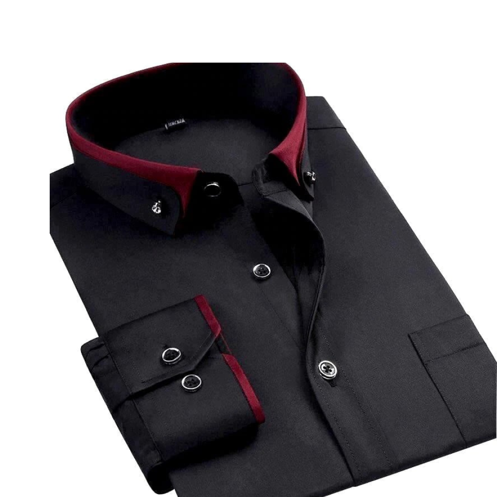 Camisa Hombre Algodón Cuello Clásico Ajuste Regular - Mavetta