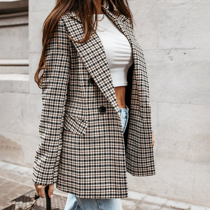 Blazer Mujer Clásico Ajuste Regular Elegante
