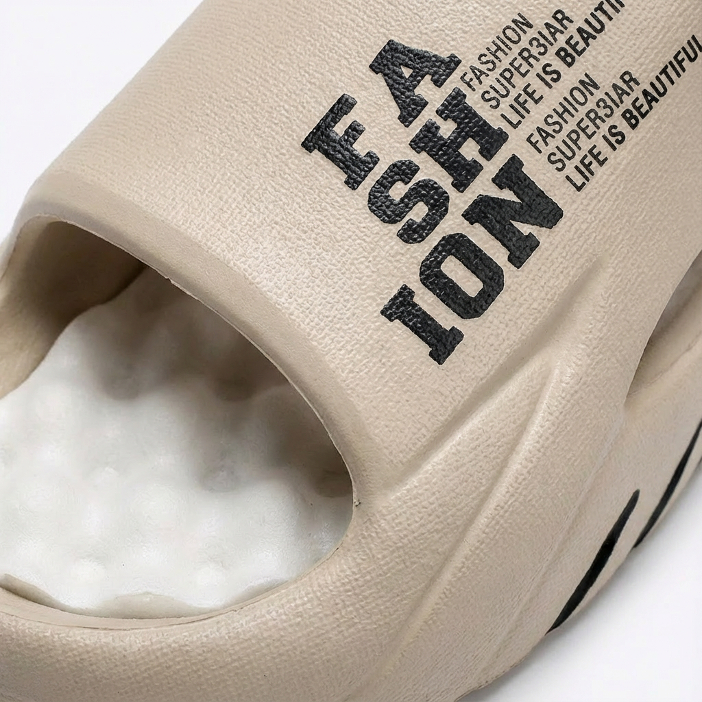 Chanclas deportivas hombre con plantilla masaje y suela gruesa confort