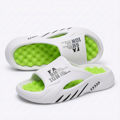 Chanclas deportivas hombre con plantilla masaje y suela gruesa confort