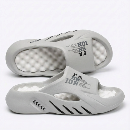 Chanclas deportivas hombre con plantilla masaje y suela gruesa confort
