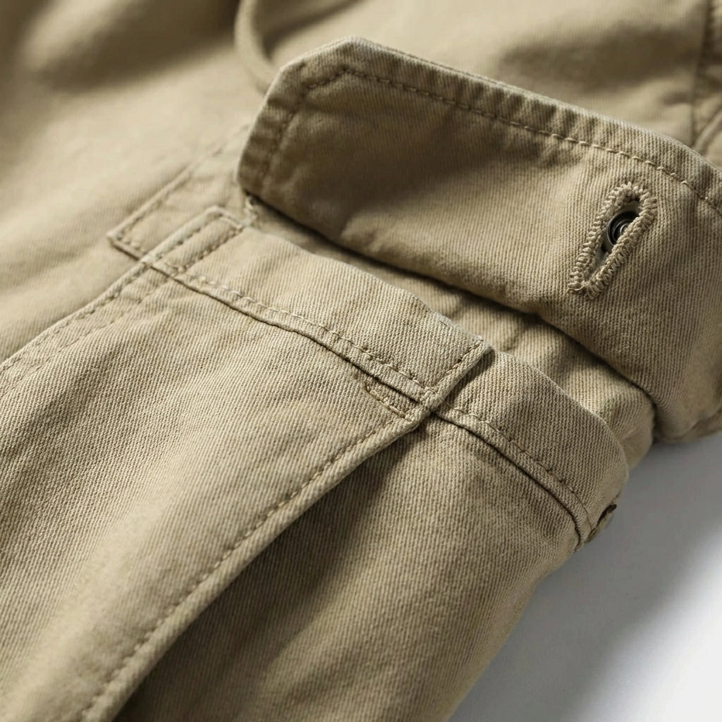 Pantalón Cargo Hombre Algodón Ajuste Jogger