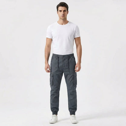 Pantalón Cargo Hombre Algodón Ajuste Jogger