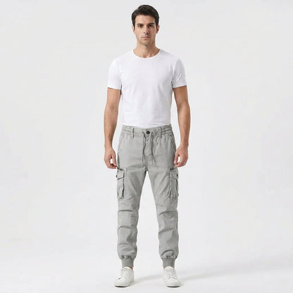 Pantalón Cargo Hombre Algodón Ajuste Jogger
