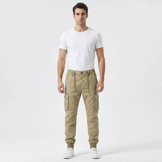 Pantalón Cargo Hombre Algodón Ajuste Jogger - Mavetta