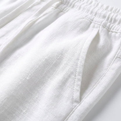 Pantalón Recto Hombre con Cordón Estilo Casual