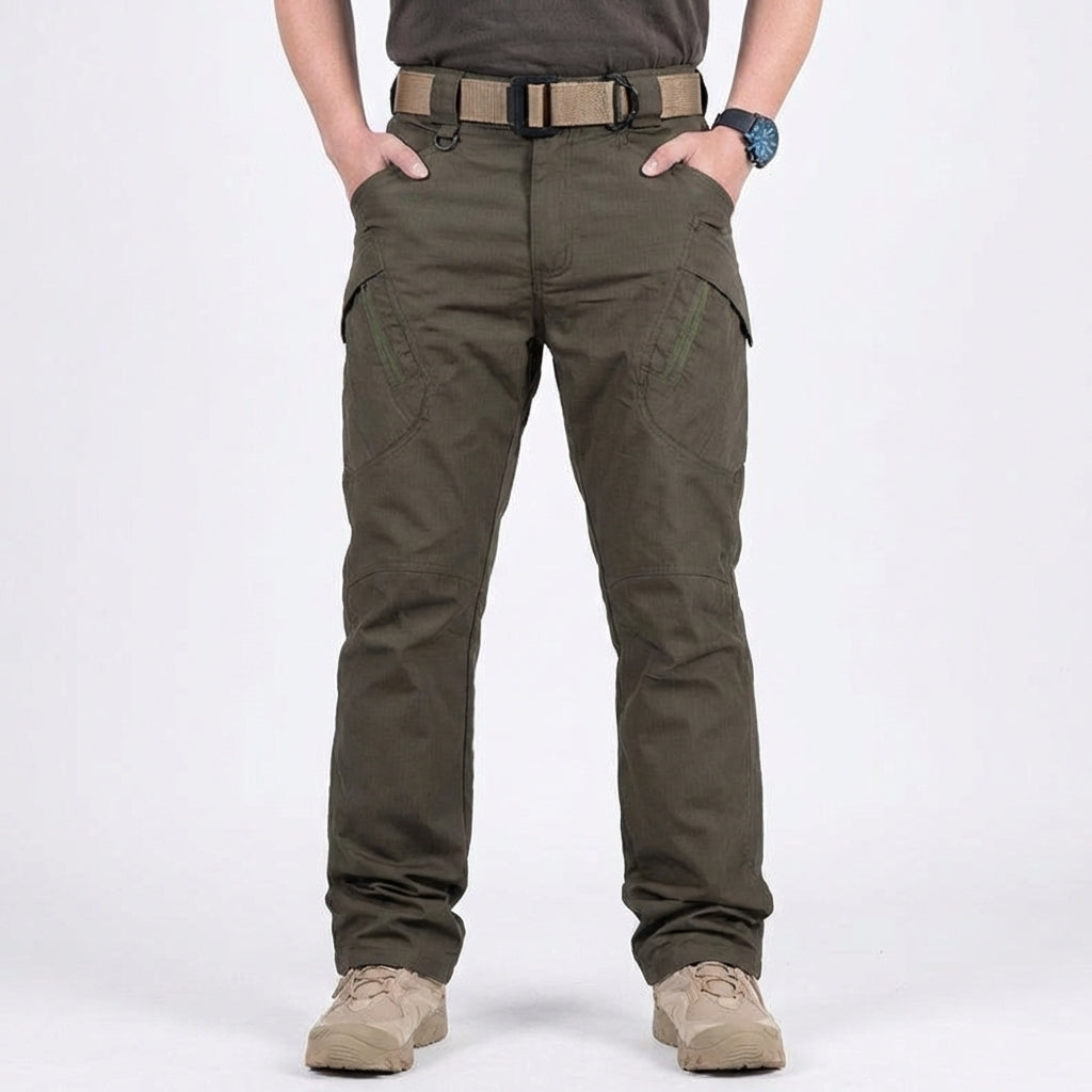 Pantalón Táctico Hombre con Bolsillos Cremallera y Refuerzos Utility