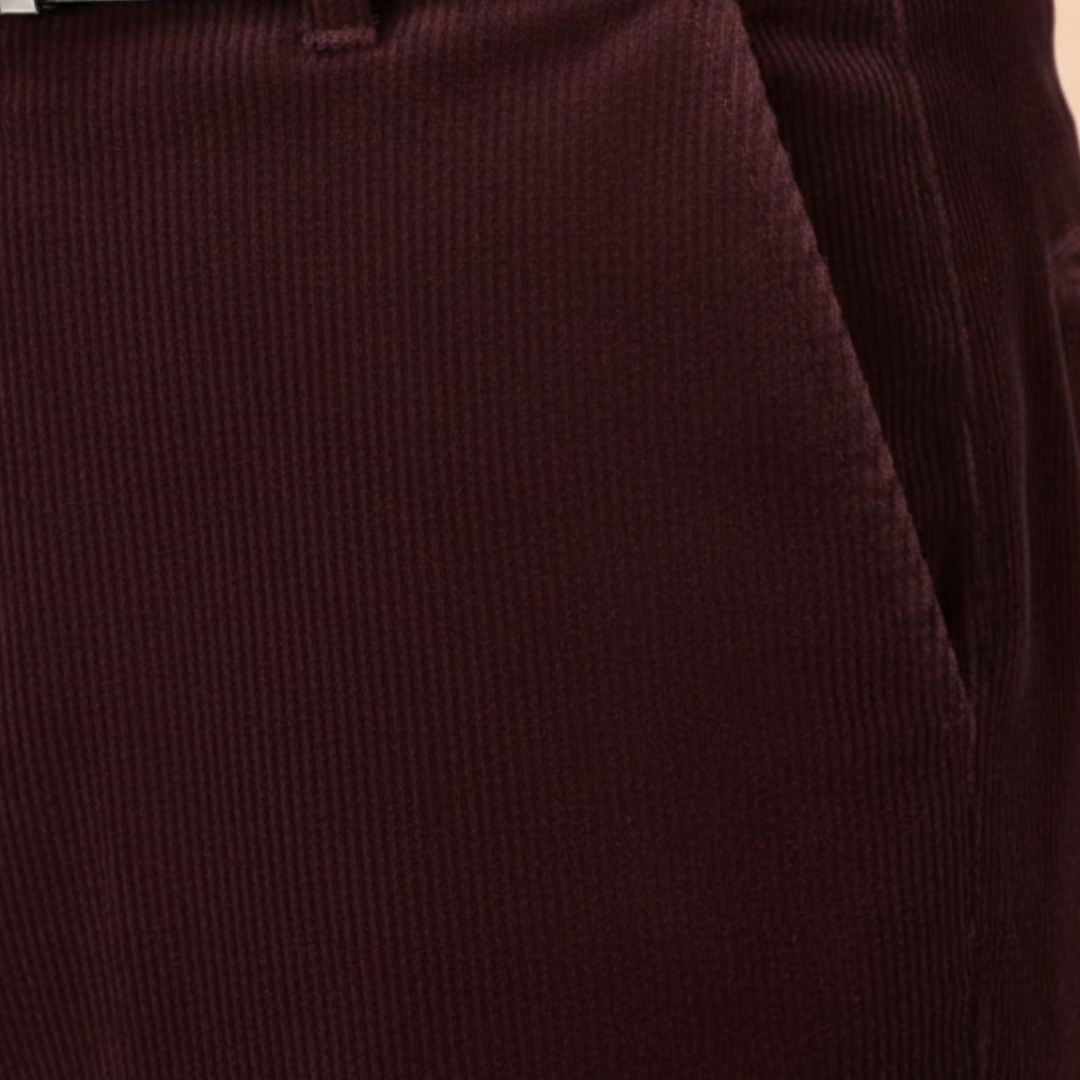 Pantalones vestir hombre Corte recto Trabillas cinturón