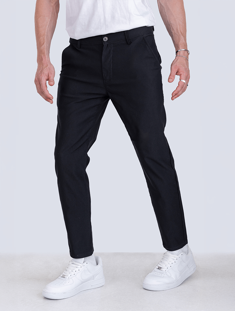 Pantalón Hombre Algodón Elástico Corte Elegante