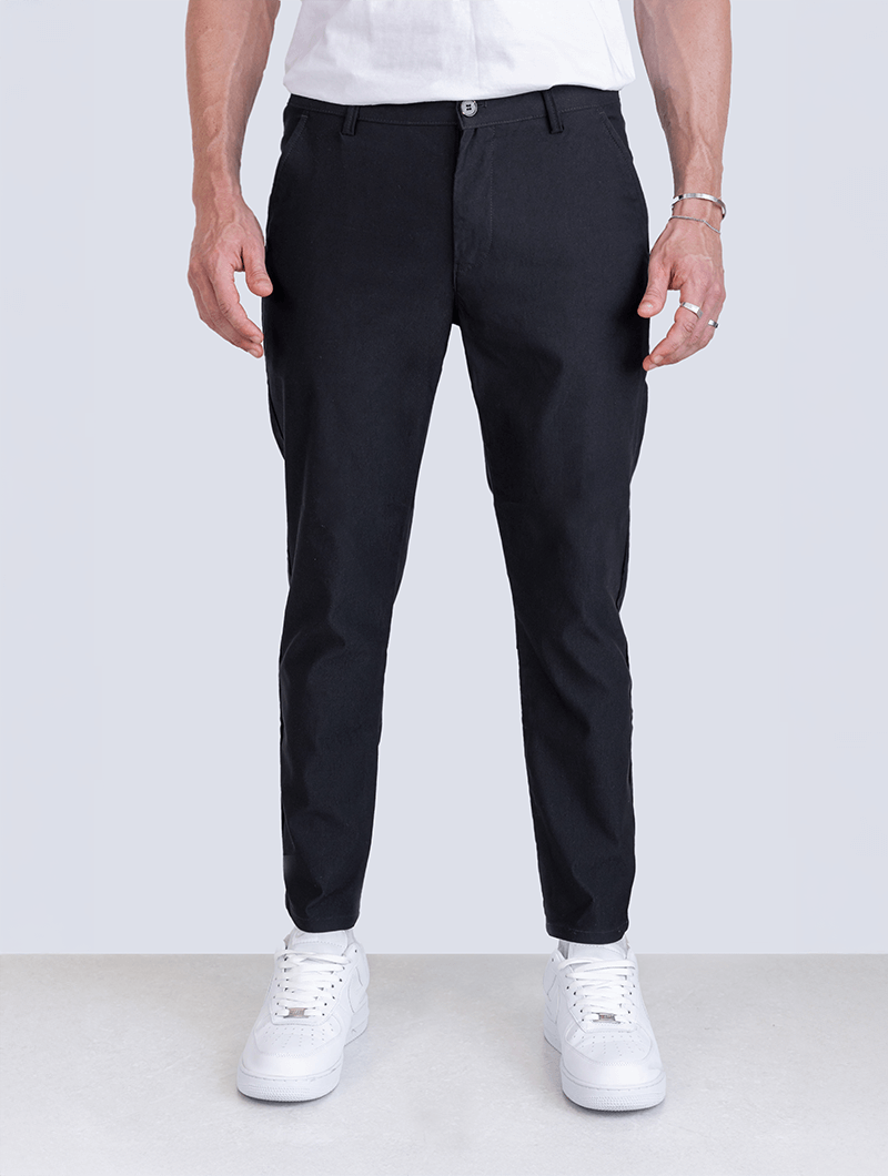 Pantalón Hombre Algodón Elástico Corte Elegante