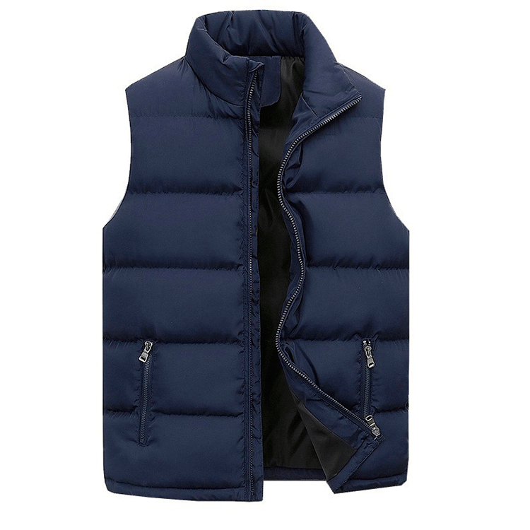 Chaleco Hombre Ligero con Cremallera Ajuste Regular