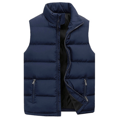 Chaleco Hombre Ligero con Cremallera Ajuste Regular