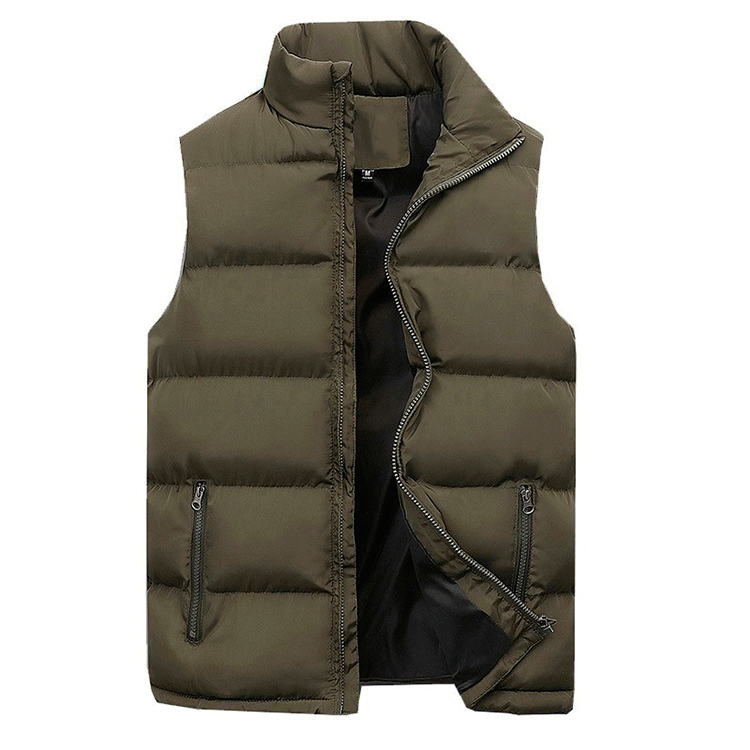 Chaleco Hombre Ligero con Cremallera Ajuste Regular