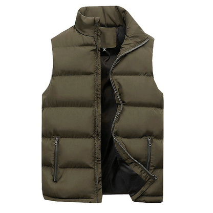 Chaleco Hombre Ligero con Cremallera Ajuste Regular
