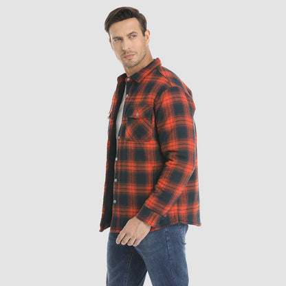Chaqueta Hombre de Cuadros con Bolsillos y Corte Clásico
