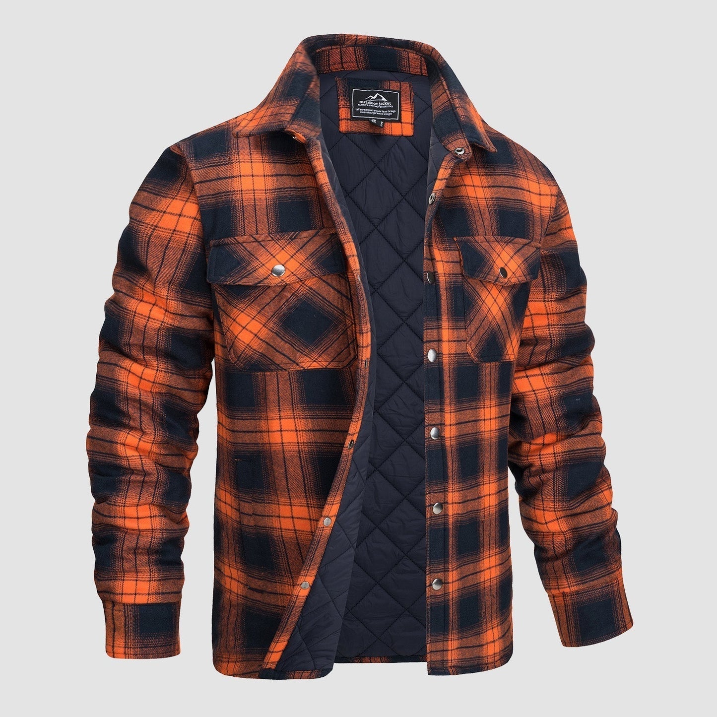 Chaqueta Hombre de Cuadros con Bolsillos y Corte Clásico - Mavetta