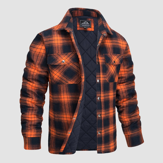 Chaqueta Hombre de Cuadros con Bolsillos y Corte Clásico - Mavetta
