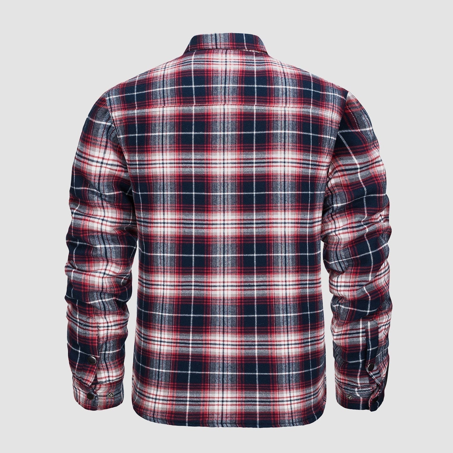 Chaqueta Hombre de Cuadros con Bolsillos y Corte Clásico