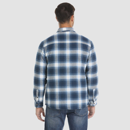 Chaqueta Hombre de Cuadros con Bolsillos y Corte Clásico