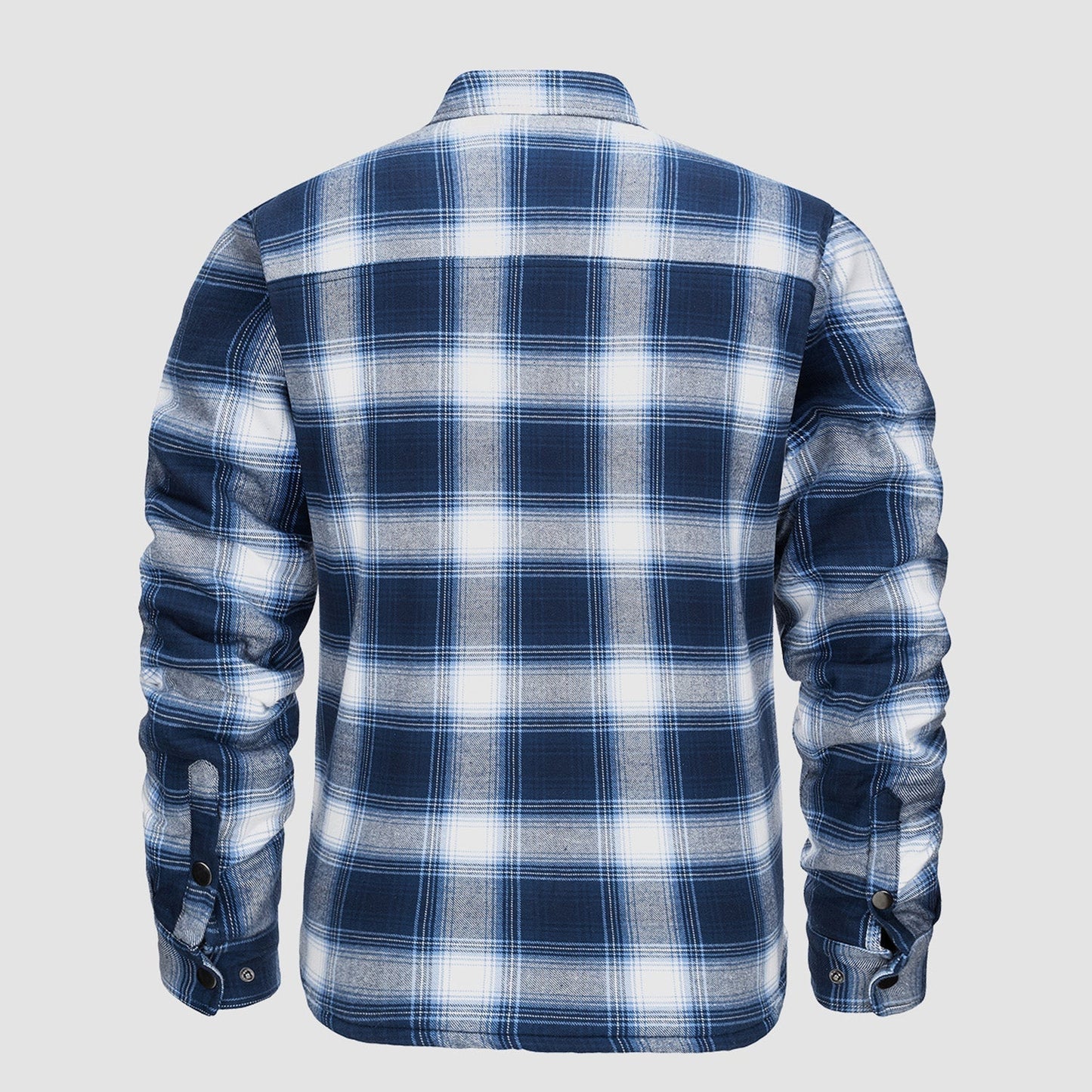 Chaqueta Hombre de Cuadros con Bolsillos y Corte Clásico