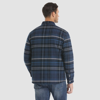 Chaqueta Hombre de Cuadros con Bolsillos y Corte Clásico