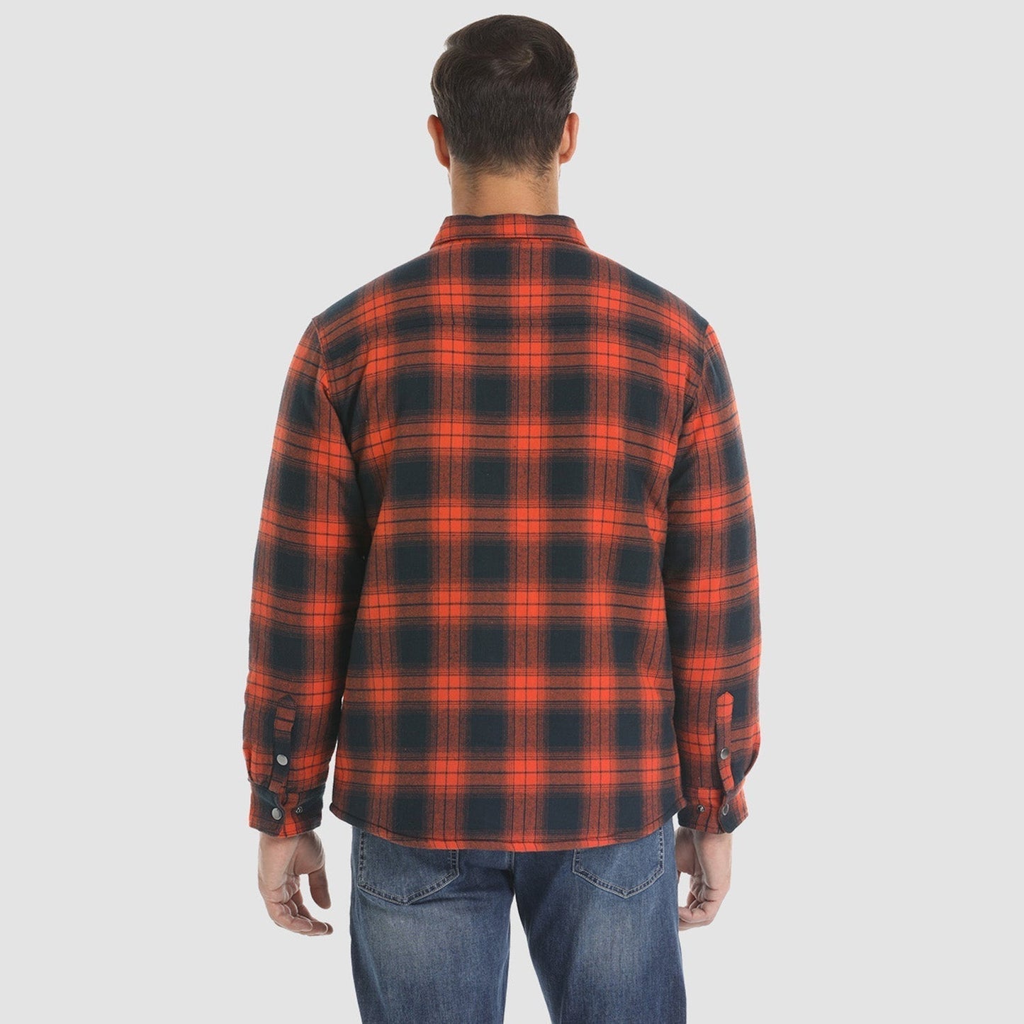 Chaqueta Hombre de Cuadros con Bolsillos y Corte Clásico