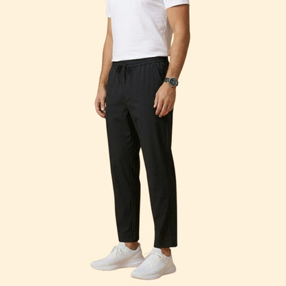 Pantalones vestir Hombre Cintura elástica Corte tobillero