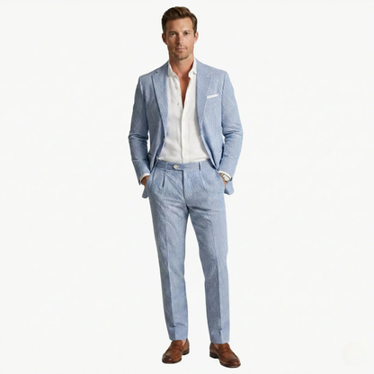 Traje Verano Hombre Dos Piezas Ajuste Clásico