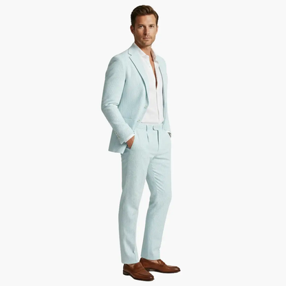 Traje Verano Hombre Dos Piezas Ajuste Clásico